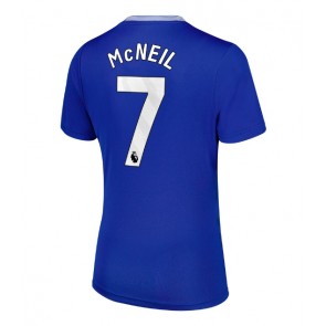 Everton Dwight McNeil #7 Replika Hjemmebanetrøje Dame 2024-25 Kortærmet